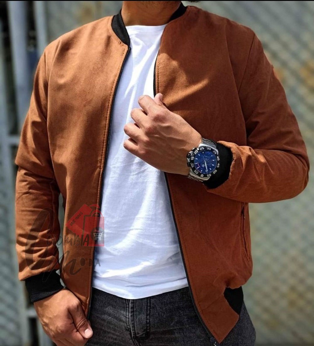 Chaqueta En Gamuza Forro Termico T36