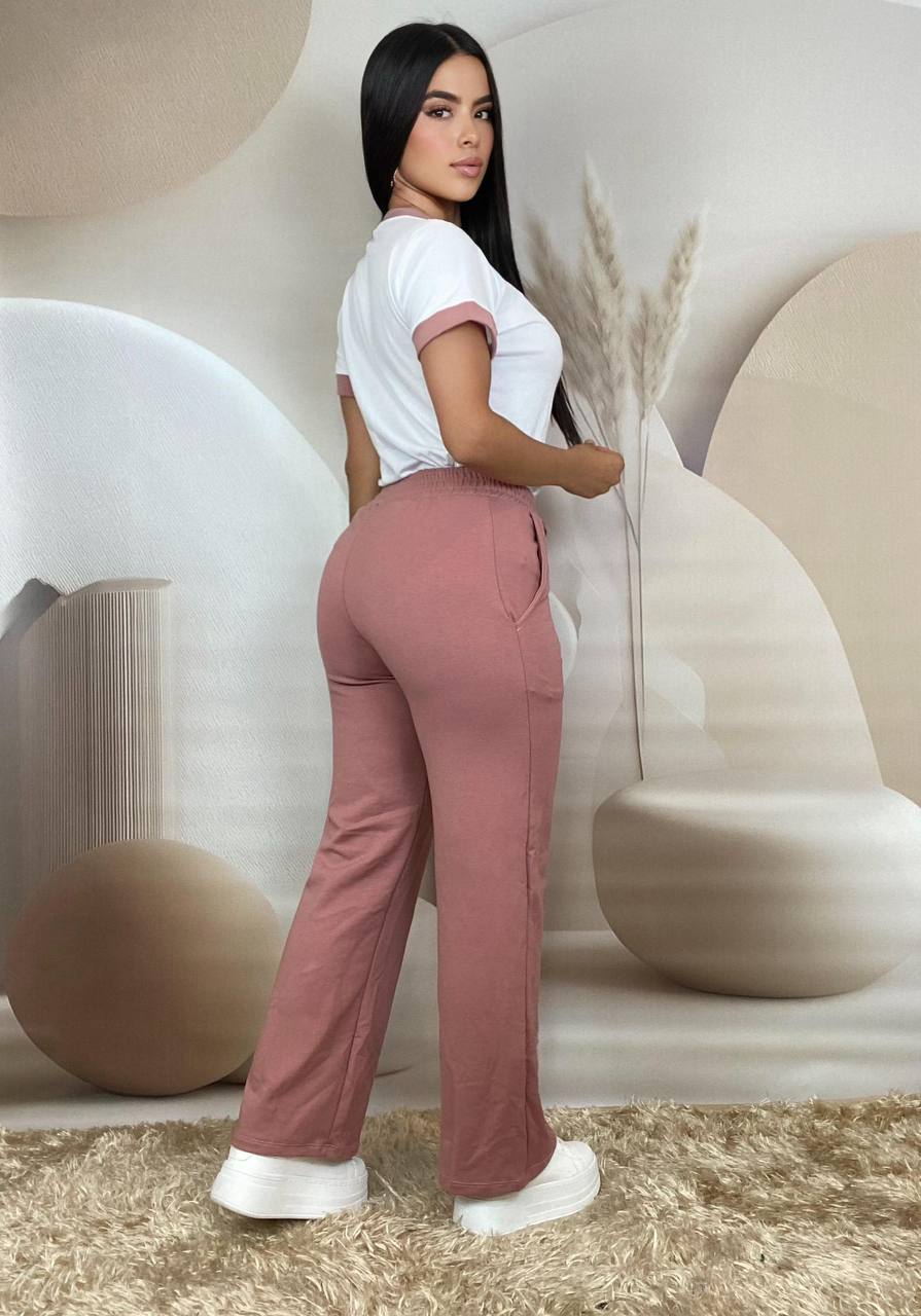 Conjunto burda pantalón y camiseta  K100