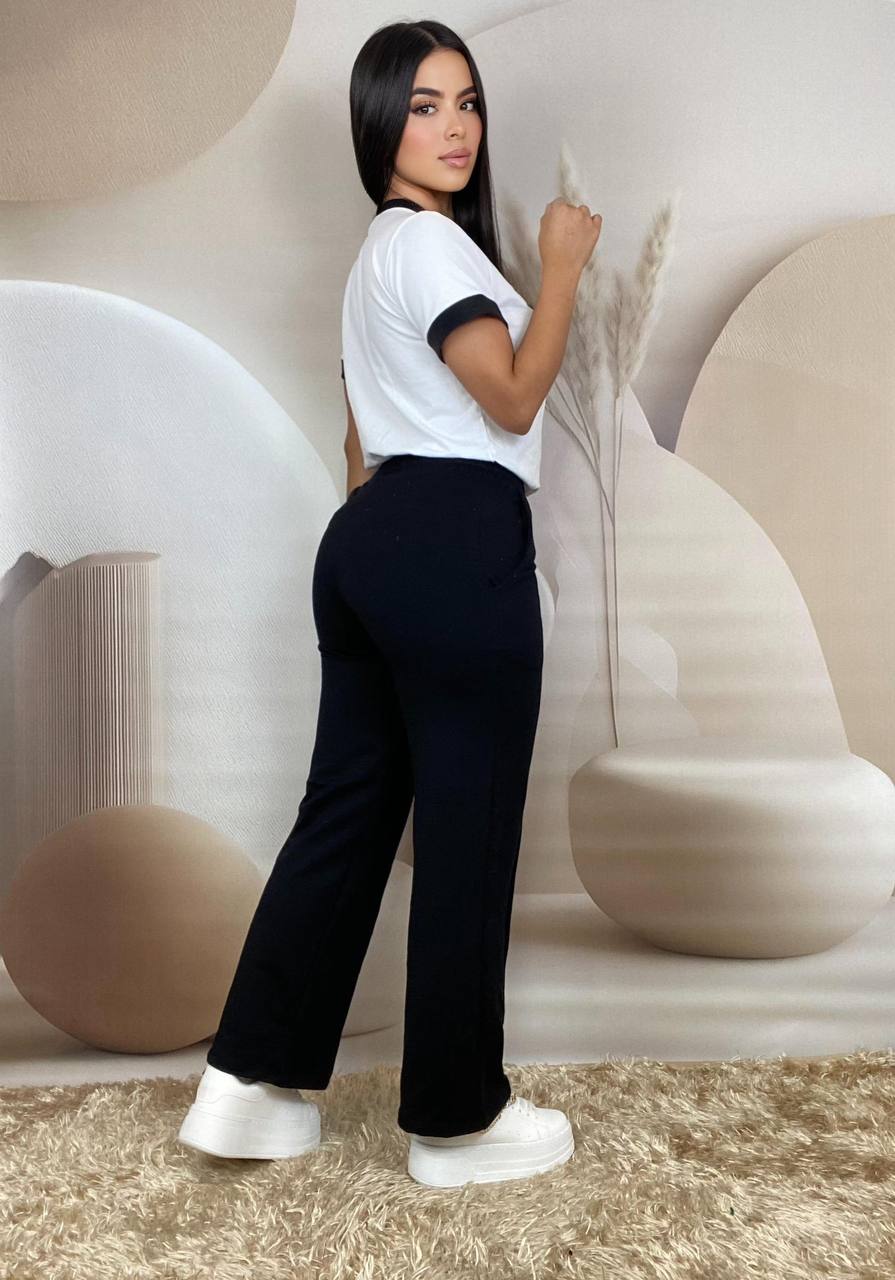 Conjunto burda pantalón y camiseta  K100