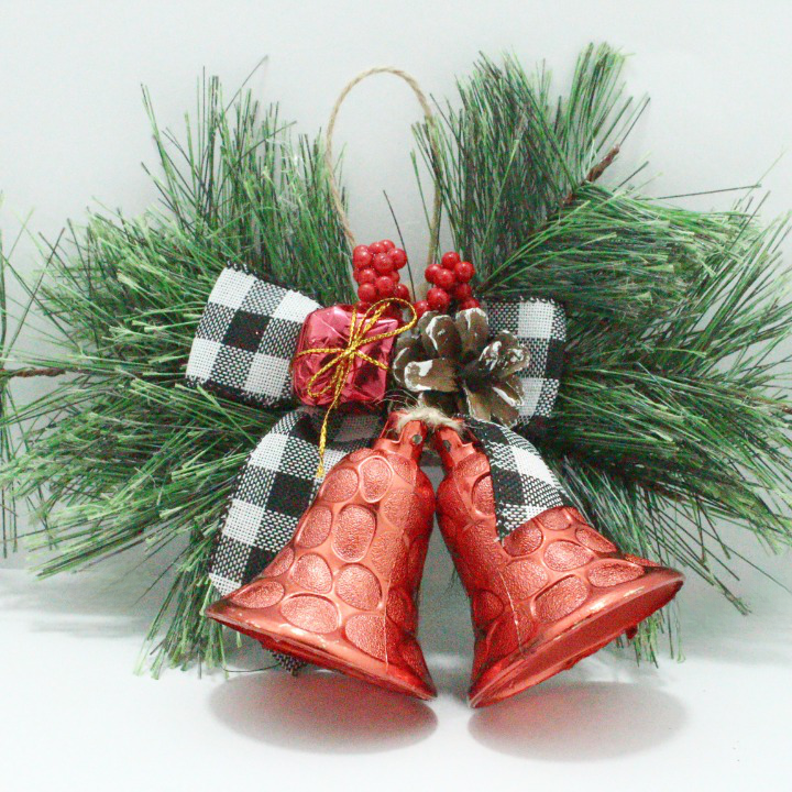 ADORNO NAVIDEÑO PIN Y CAMPAÑAS